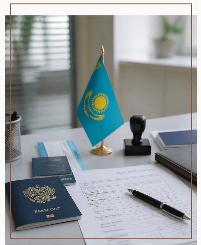 Оформление визы в Казахстан для поездки и работы в Павловском Посаде